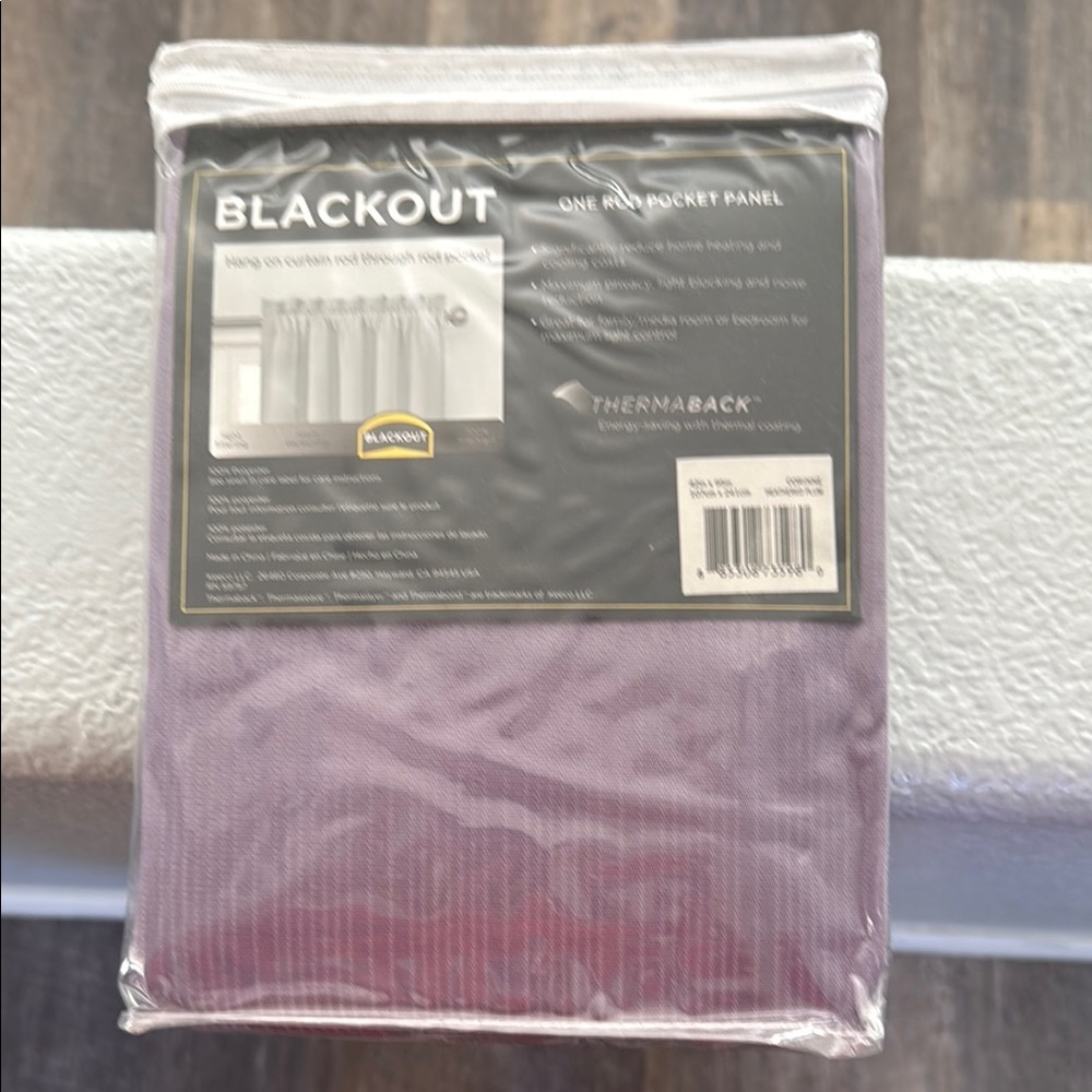 Eclipse ThermaBack Blackout Curtain - Lavender